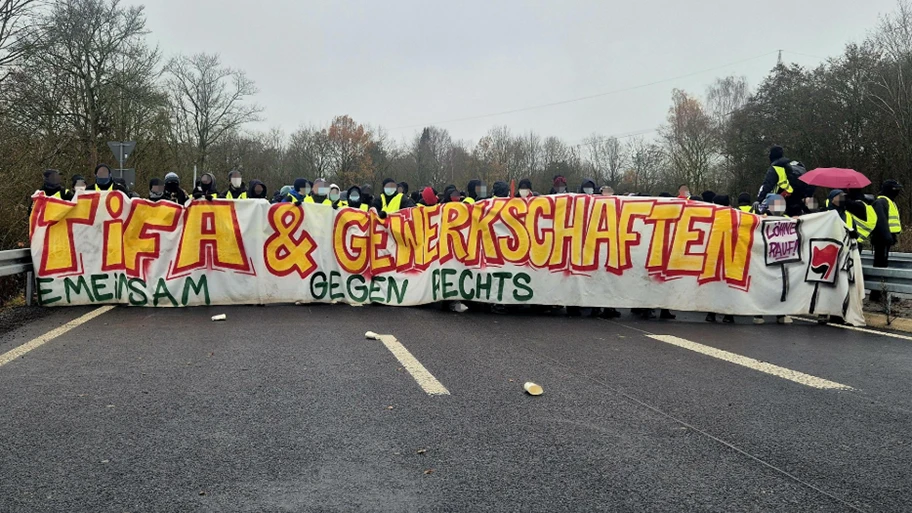 Demo gegen die AfD in Giessen am 29. November 2025.